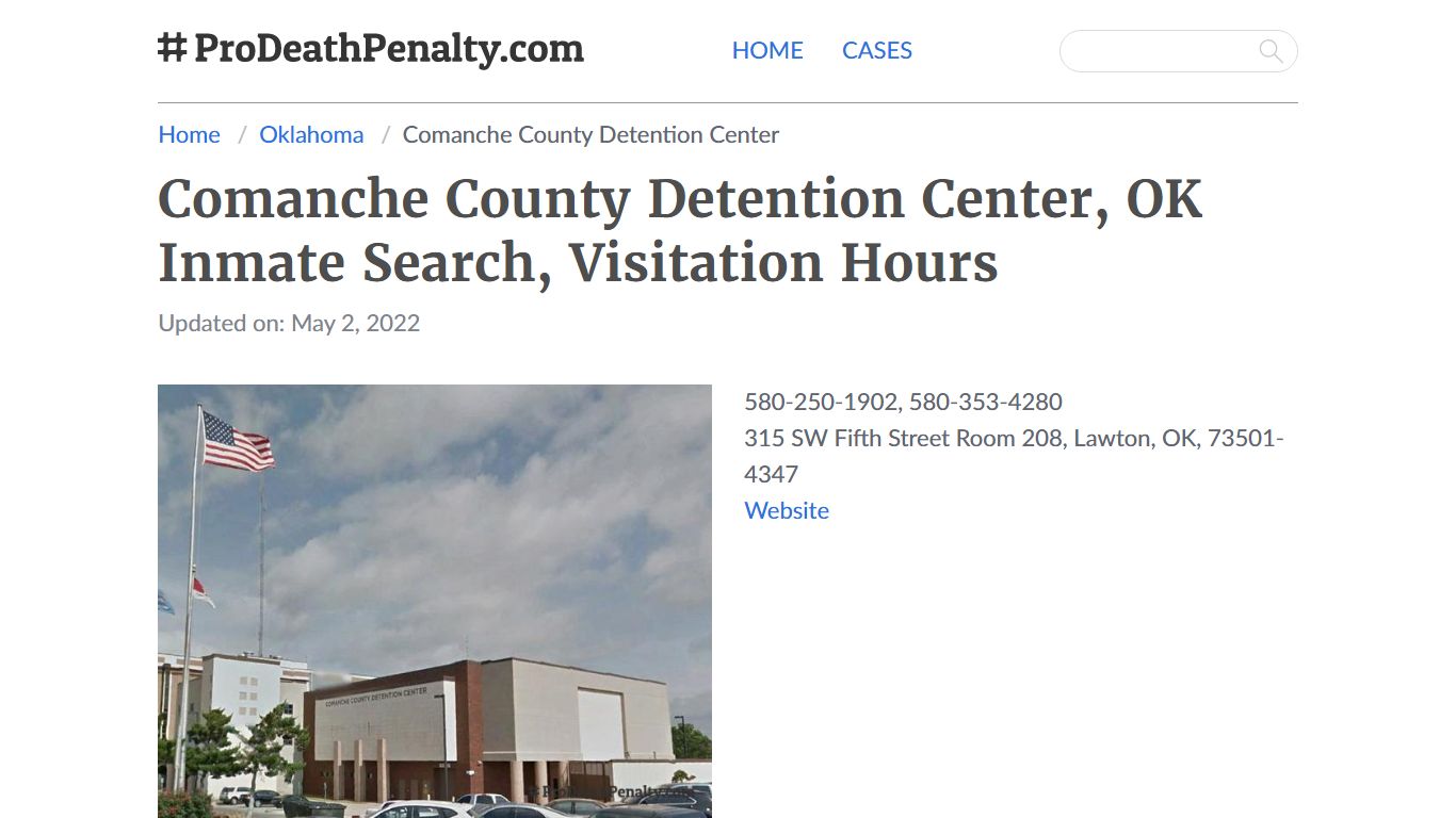 Comanche County Detention Center, OK Inmate Search ...
