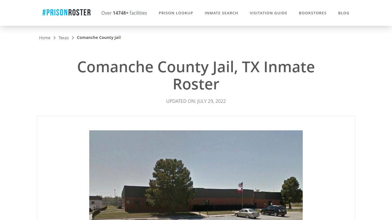 Comanche County Jail, TX Inmate Roster